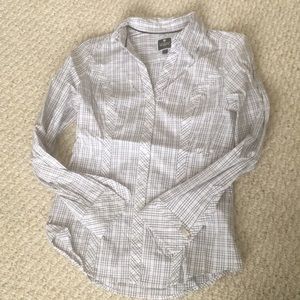 Express button down top